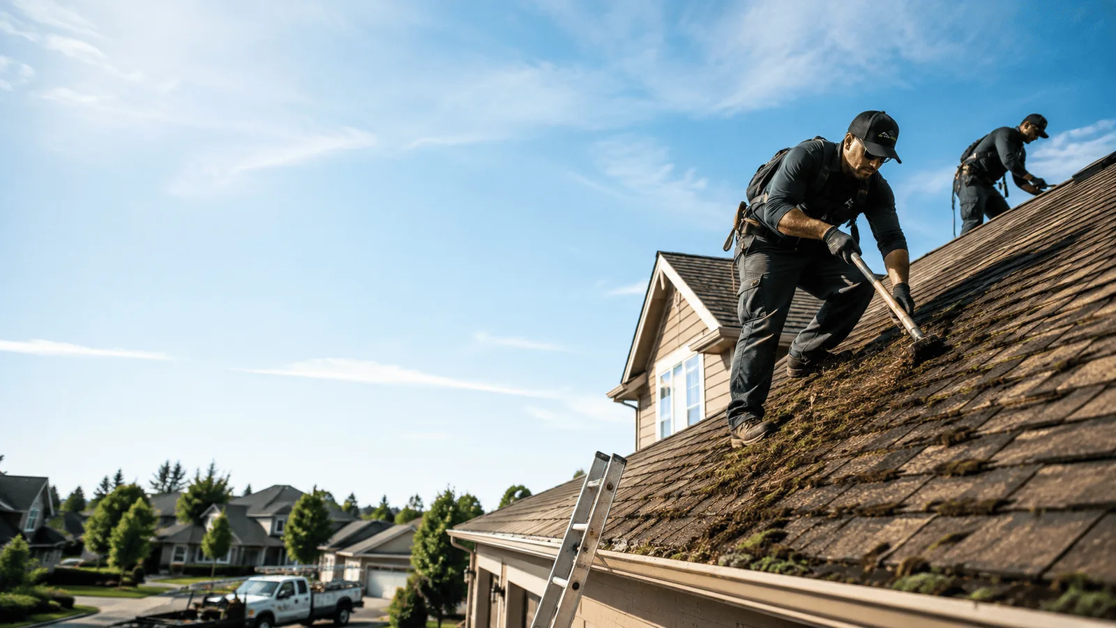 Roof Moss Removal in Pesotum, IL near me